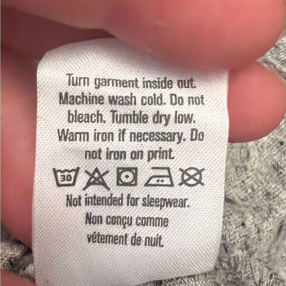 Gymboree Girls Gray Love Short Sleeve Graphic T-Shirt Valentines Day Small NWT - Picture 7 of 7